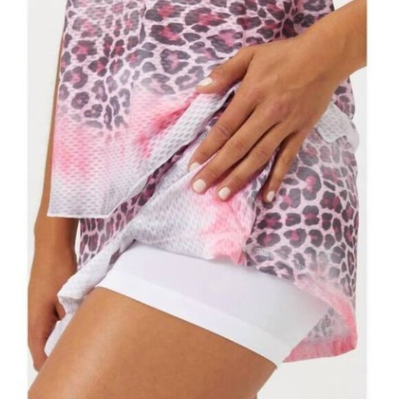 SOFIBELLA [NWT - Large] 13” airflow skort in Pink Panther with shorties - Picture 6 of 8